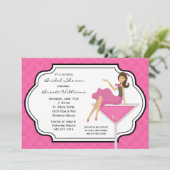 Invitation à la douche nuptiale Cocktail (Debout devant)