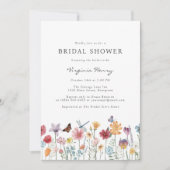 Invitation à la douche nuptiale colorée (Devant)