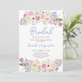 Invitation à la douche nuptiale colorée (Debout devant)