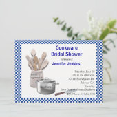 Invitation à la douche nuptiale Country Kitchen (Debout devant)