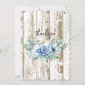 invitation à la douche nuptiale cowgirl (Dos)