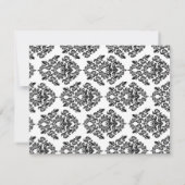 Invitation à la douche nuptiale Daisy and Damask (Dos)