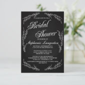 Invitation à la douche nuptiale d'art moderne de C (Debout devant)