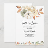 Invitation à la douche nuptiale d'automne, automne (Devant / Derrière)