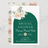 Invitation à la douche nuptiale d'automne, Emerald (Devant / Derrière)