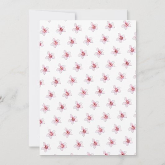 Invitation à la douche nuptiale de Boho Coastal (Dos)