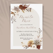 Invitation à la douche nuptiale de Boho Floral - M