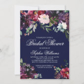 Invitation à la douche nuptiale de Bourgogne (Devant)