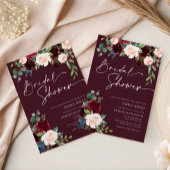Invitation à la douche nuptiale de Bourgogne