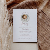 Invitation à la douche nuptiale de café