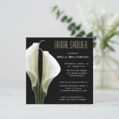 Invitation à la douche nuptiale de Calla Lillies (Debout devant)