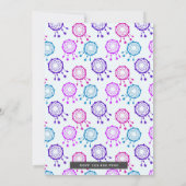 Invitation à la douche nuptiale de Catcher de rêve (Dos)