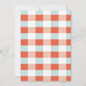 Invitation à la douche nuptiale de cuisine (Dos)