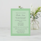 Invitation à la douche nuptiale de fleurs de tulip (Debout devant)