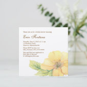 Invitation à la douche nuptiale de Florals d'aquar (Debout devant)