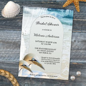 Invitation à la douche nuptiale de Gannets Beach