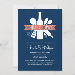 Invitation à la douche nuptiale de Kitchen Bouquet
