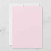 Invitation à la douche nuptiale de Kitty mignonne (Dos)