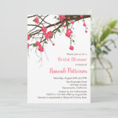 Invitation à la douche nuptiale de la branche flor (Debout devant)