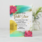 Invitation à la douche nuptiale de la brise tropic (Debout devant)