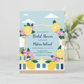 invitation à la douche nuptiale de la côte amalfit (Debout devant)