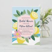 invitation à la douche nuptiale de la côte amalfit (Debout devant)