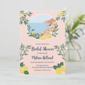 invitation à la douche nuptiale de la côte amalfit (Debout devant)