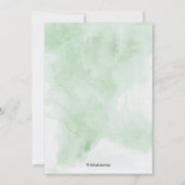 Invitation à la douche nuptiale de la cuisine d'aq (Dos)