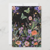 Invitation à la douche nuptiale de la forêt foncée (Dos)