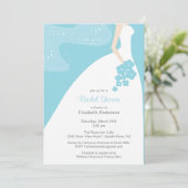 Invitation à la douche nuptiale de la mariée graci (Debout devant)
