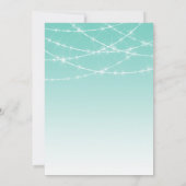 Invitation à la douche nuptiale de la Parties scin (Dos)