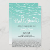 Invitation à la douche nuptiale de la Parties scin (Devant / Derrière)