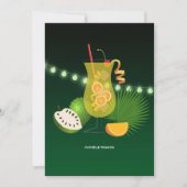 Invitation à la douche nuptiale de la plage d'été  (Devant)