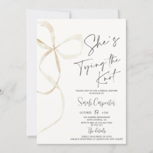 Invitation à la douche nuptiale de la poule