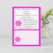 Invitation à la douche nuptiale de la recette - Ca (Debout devant)