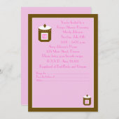Invitation à la douche nuptiale de la recette - ro (Devant / Derrière)