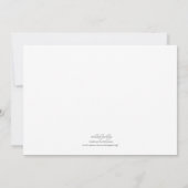 Invitation à la douche nuptiale de la réflexion fl (Dos)