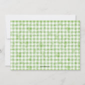 Invitation à la douche nuptiale de la Saint Patric (Dos)