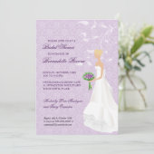 Invitation à la douche nuptiale de l'Aisle (Debout devant)