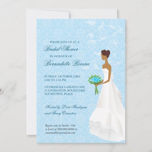 Invitation à la douche nuptiale de l'Aisle (Devant)