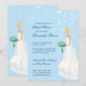 Invitation à la douche nuptiale de l'Aisle (Devant / Derrière)