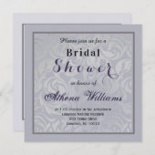 Invitation à la douche nuptiale de l'ère Regency (Devant / Derrière)