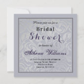 Invitation à la douche nuptiale de l'ère Regency (Devant)