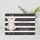 Invitation à la douche nuptiale de Lingerie (Debout devant)