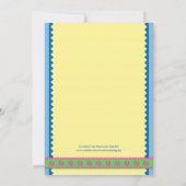 Invitation à la douche nuptiale de Luau (Dos)