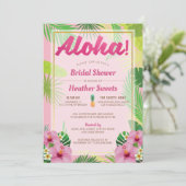 Invitation à la douche nuptiale de Luau (Debout devant)