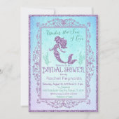 Invitation à la douche nuptiale de Mermaid (Devant)