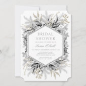 Invitation à la douche nuptiale de Noël (Devant)