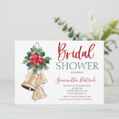 Invitation à la douche nuptiale de Noël (Debout devant)