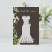 Invitation à la douche nuptiale de Noël (Debout devant)